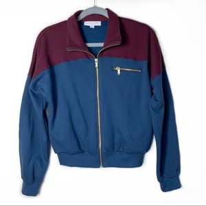 SPIRITUAL GANGSTER | So Fly Blocked Zip Up | Sz M